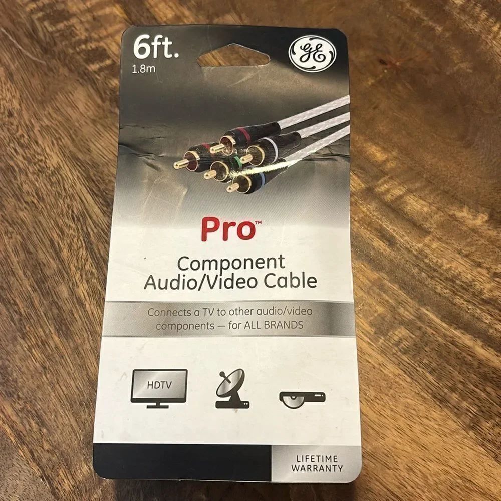 GE 6 ft Pro Component Audio/Video Cable - Picture 1 of 6